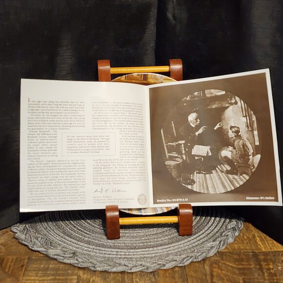 The Veteran - Norman Rockwell Collectors' Plate VTG - Picture 4 of 7